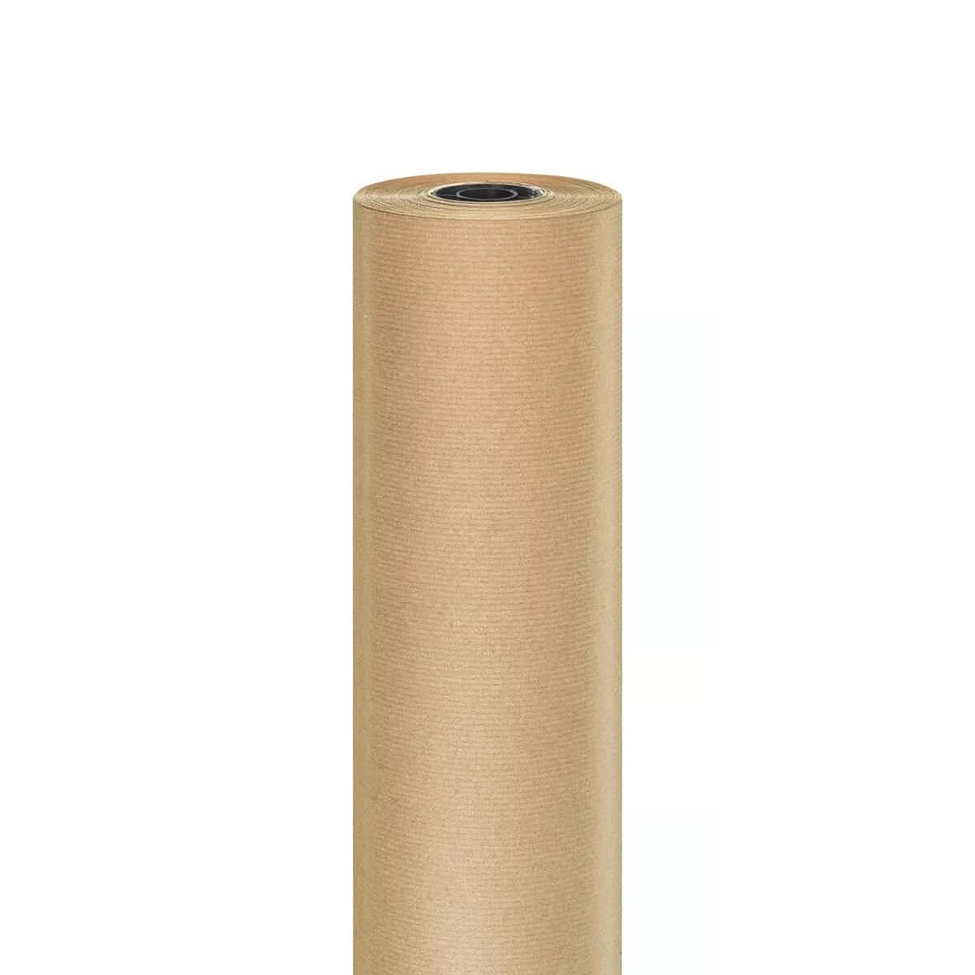 100% Recyclable Red And Kraft Paper Gift Wrap Set By The Danes