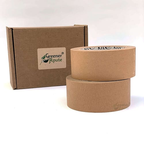 48mm x 50M Self Adhesive Framers Kraft Paper Tape Branded Core brown box 1500x1500 001 1