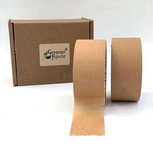 48mm x 50M Self Adhesive Framers Kraft Paper Tape Branded Core brown box 1500x1500 002 1