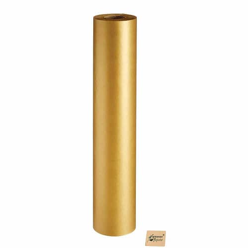 Shiny GOLD Wrapping Paper Counter Roll 500mm X 120 Metres