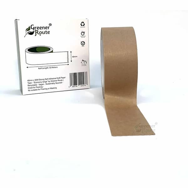 Strong Kraft Paper Tape - 48mm x 50 Meters - Eco range