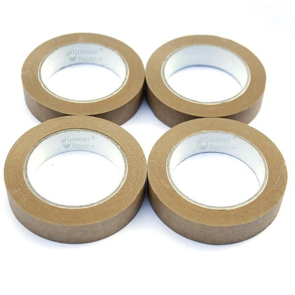 4X Standard paper tape 24mm natural rubber adhesivel