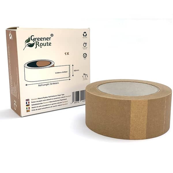 48mm Framers PaperTape with a natural rubber self adhesive Greener Route