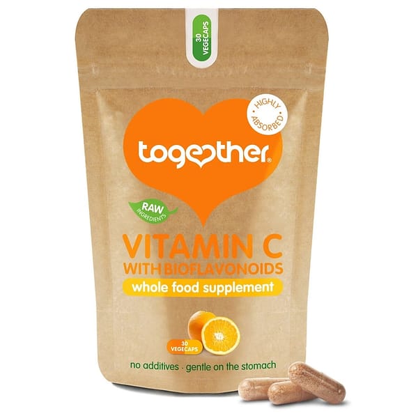 Together Vitamin C with bioflavonoids