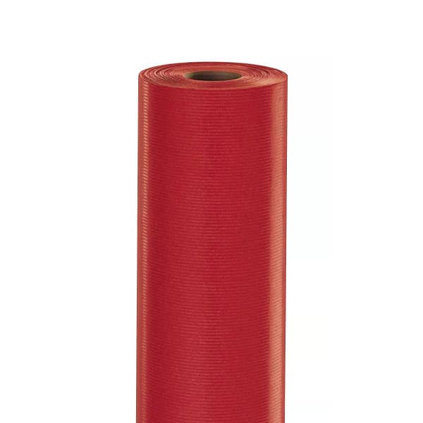 700mm X 100 Metres Lush RED Wrapping Kraft Paper Roll